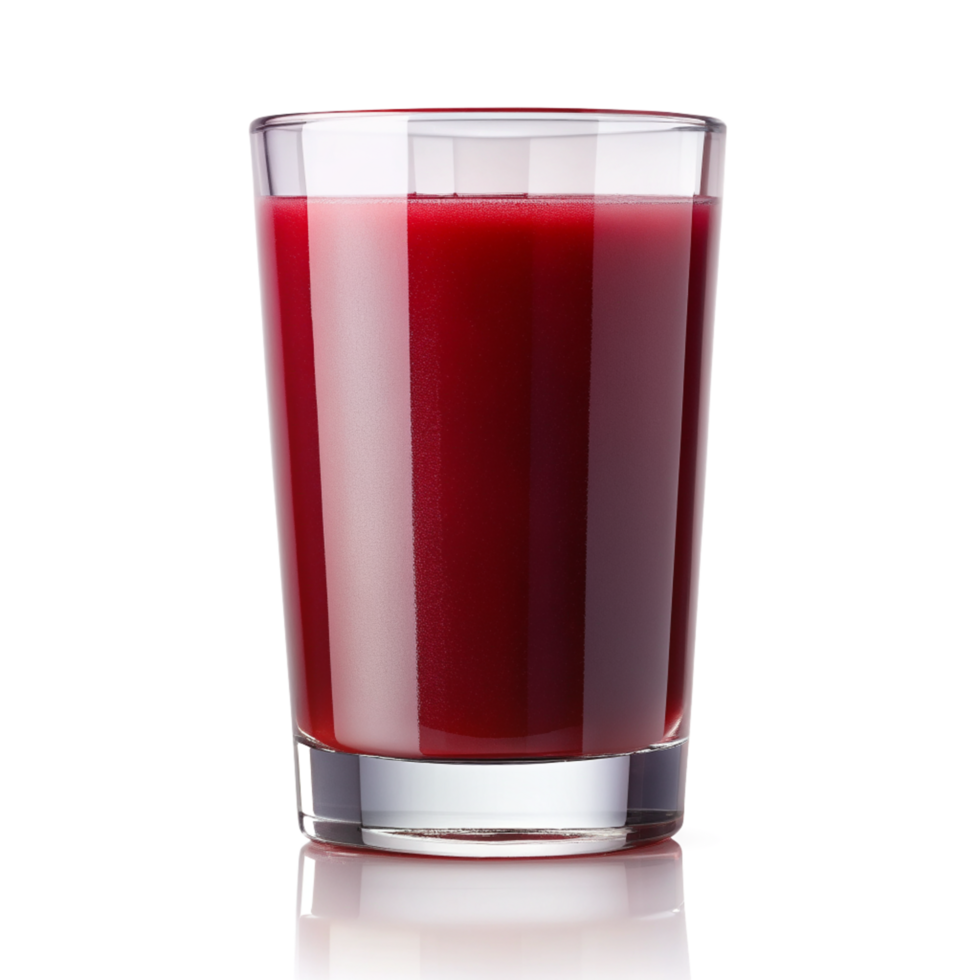 Refreshing Red Berry Juice in a Glass, Delicious and Healthy Drink, Perfect for Summer png