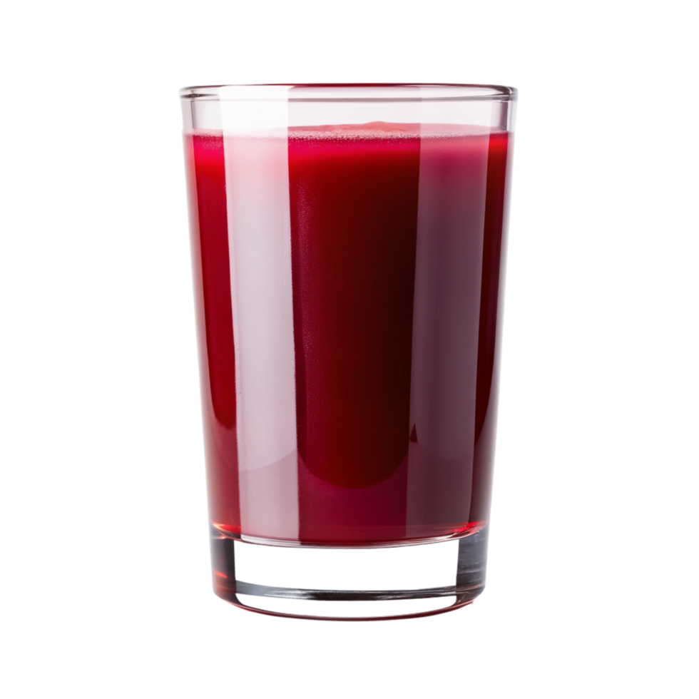 Refreshing Glass of Deep Red Beet Juice Drink Recipe png