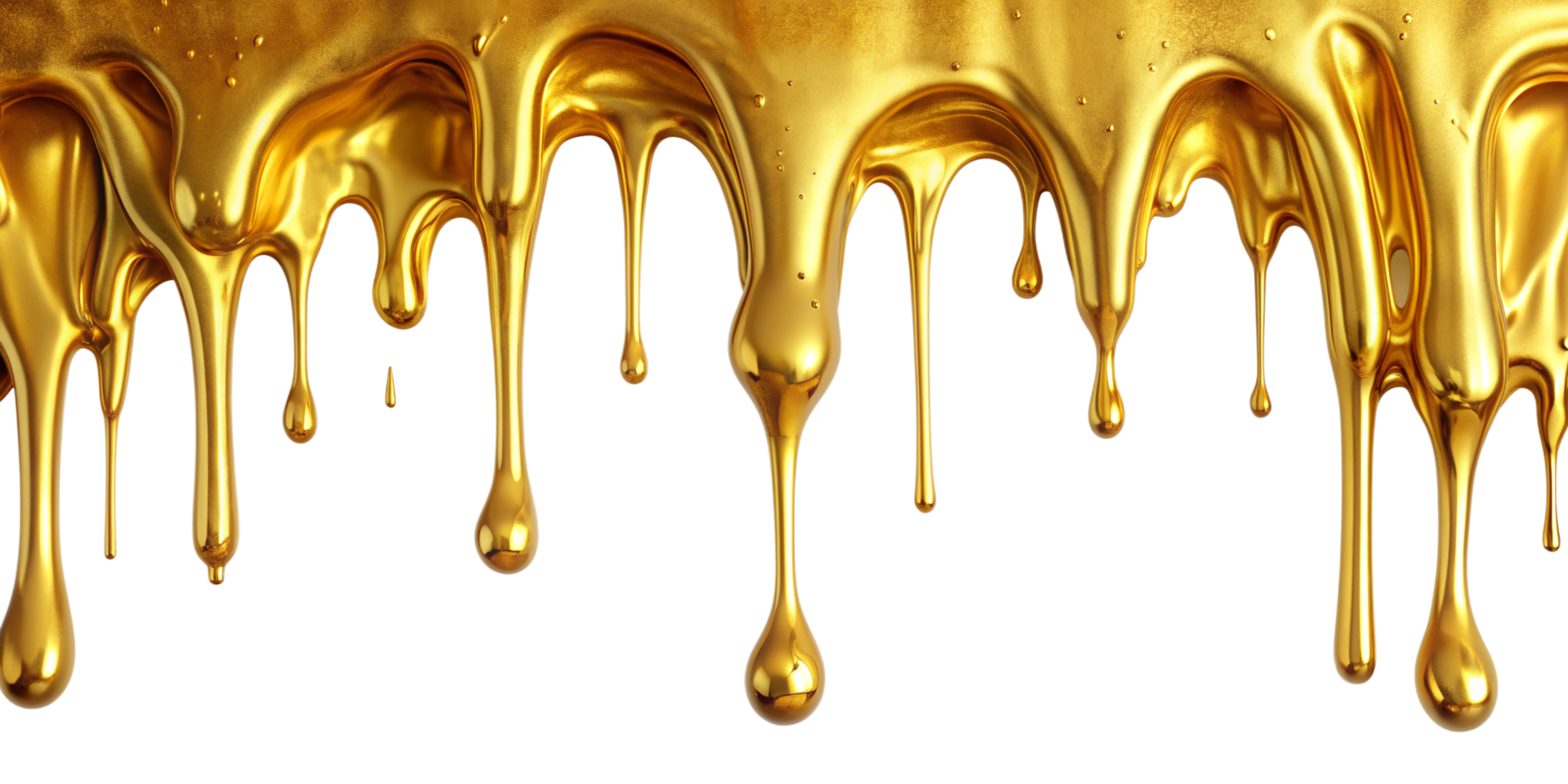 Gold Dripping Downwards Abstract Background Image png
