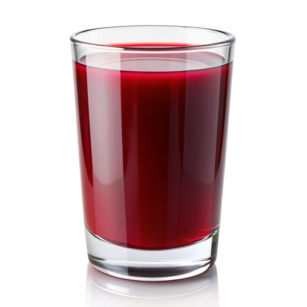 A glass of fresh delicious dark red beet juice refreshment drink in a short glass png