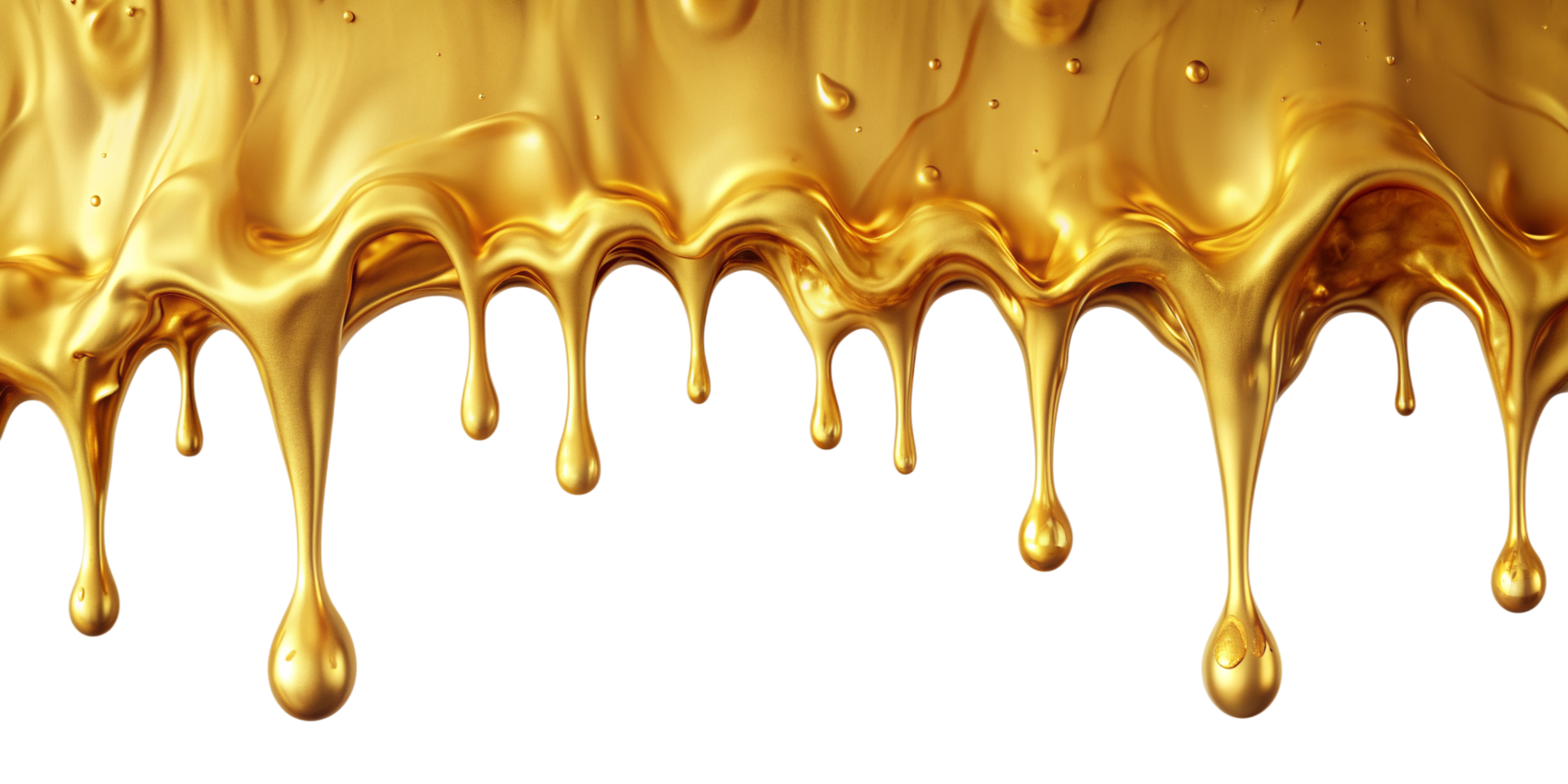 Liquid Gold Dripping Abstract Background png