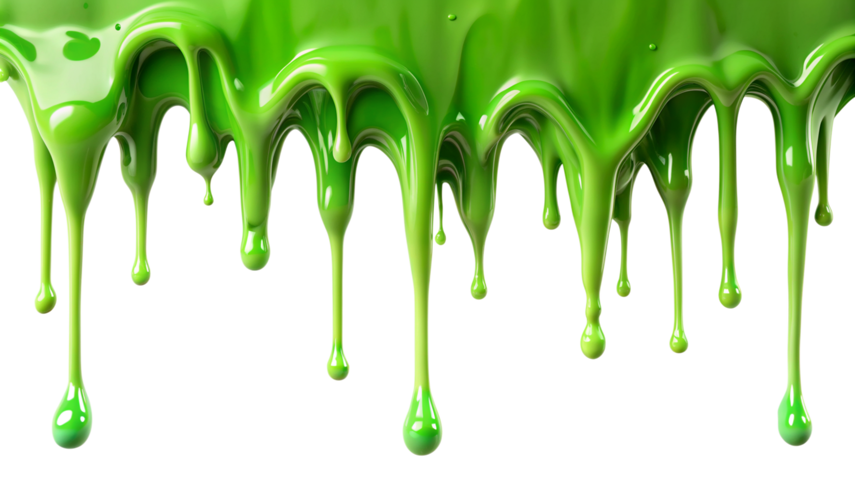 Green Slime Dripping Downwards Abstract Texture png