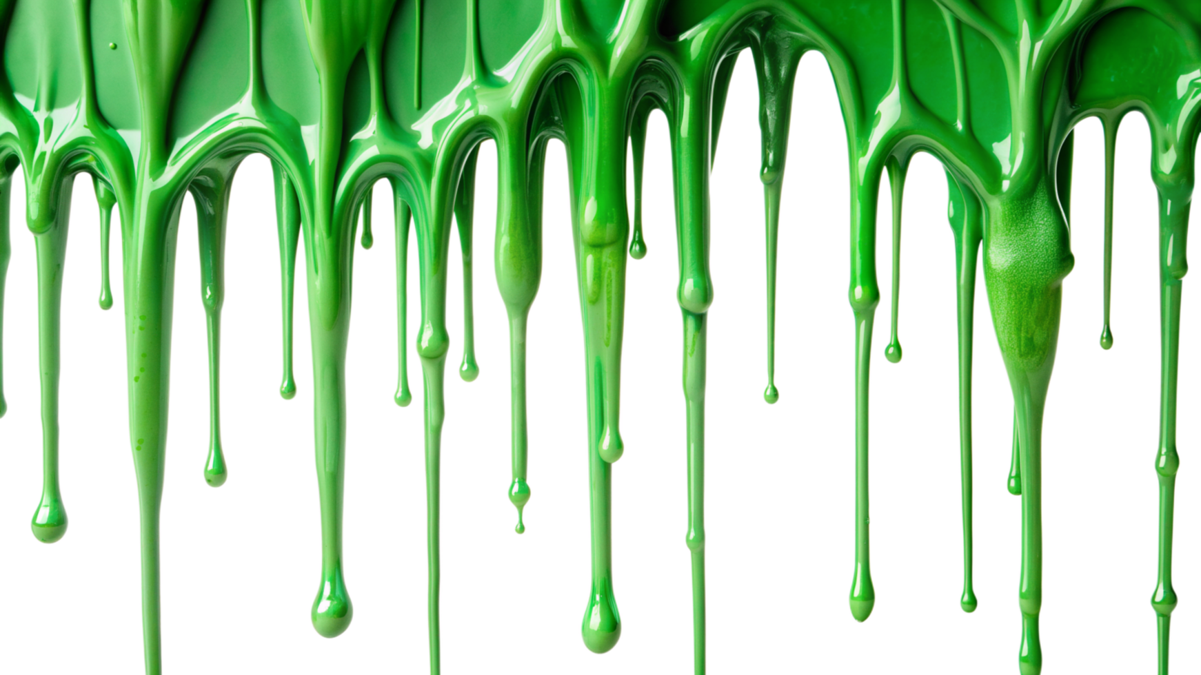 Bright Green Slime Dripping Downwards on Background Abstract Texture png