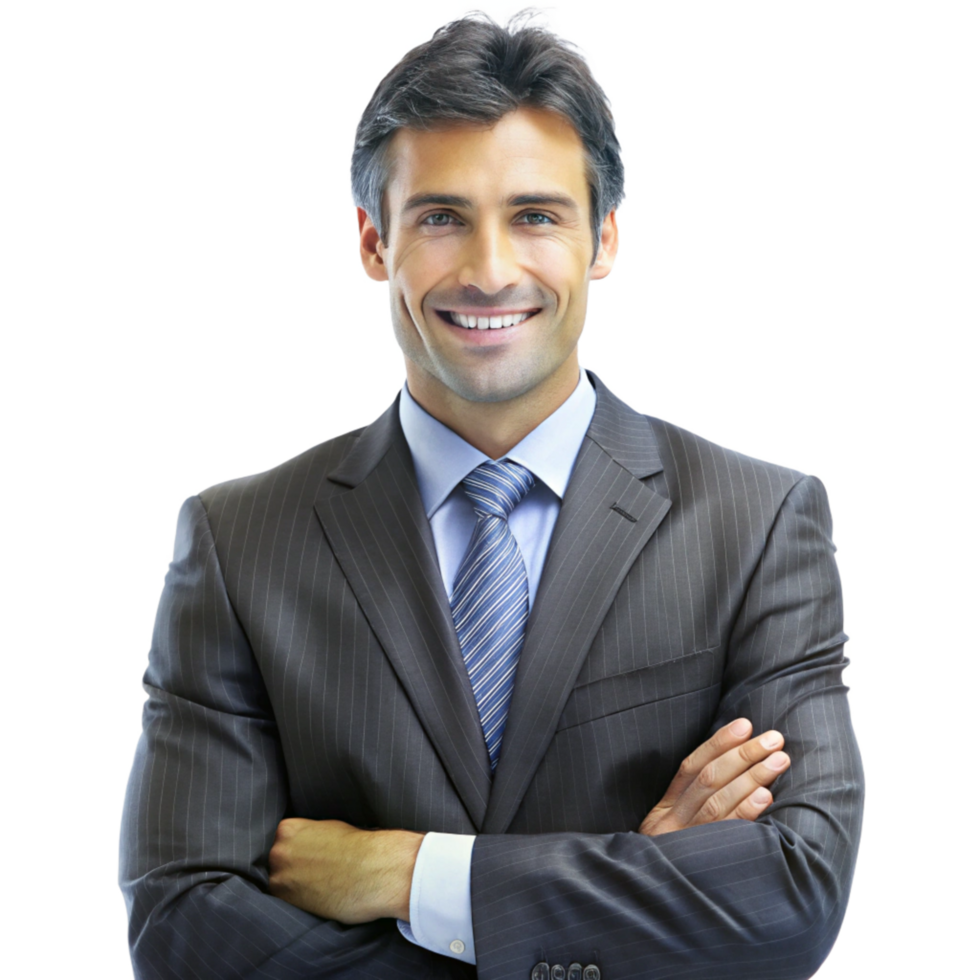 Portrait of a Confident and Successful Businessman png