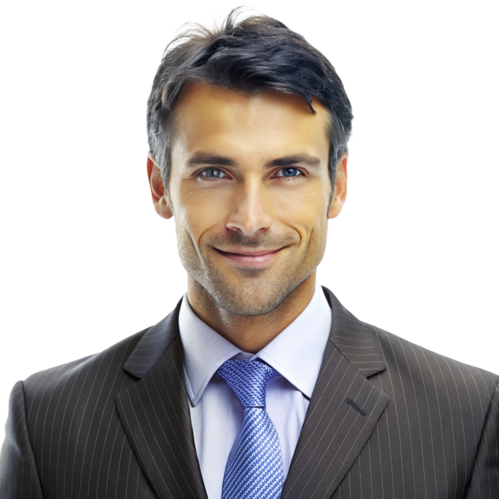 Portrait of Confident and Successful Businessman png