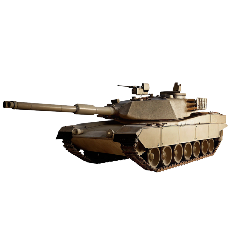 A Detailed View of a Modern Main Battle Tank png