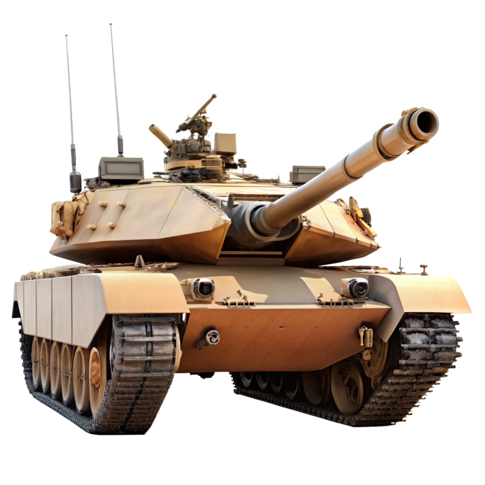 A Powerful Military Main Battle Tank Ready for Action png