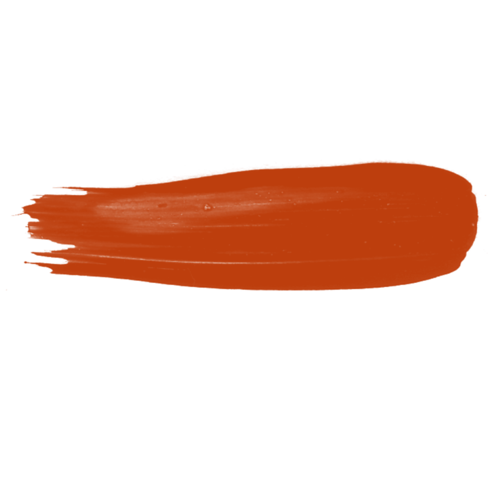 Abstract image of a horizontal burnt orange rectangle with a small indentation png