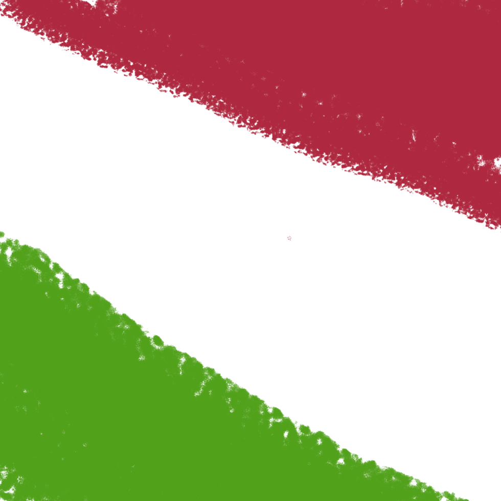 Abstract Flag Design with Red White and Green Geometric Shapes png