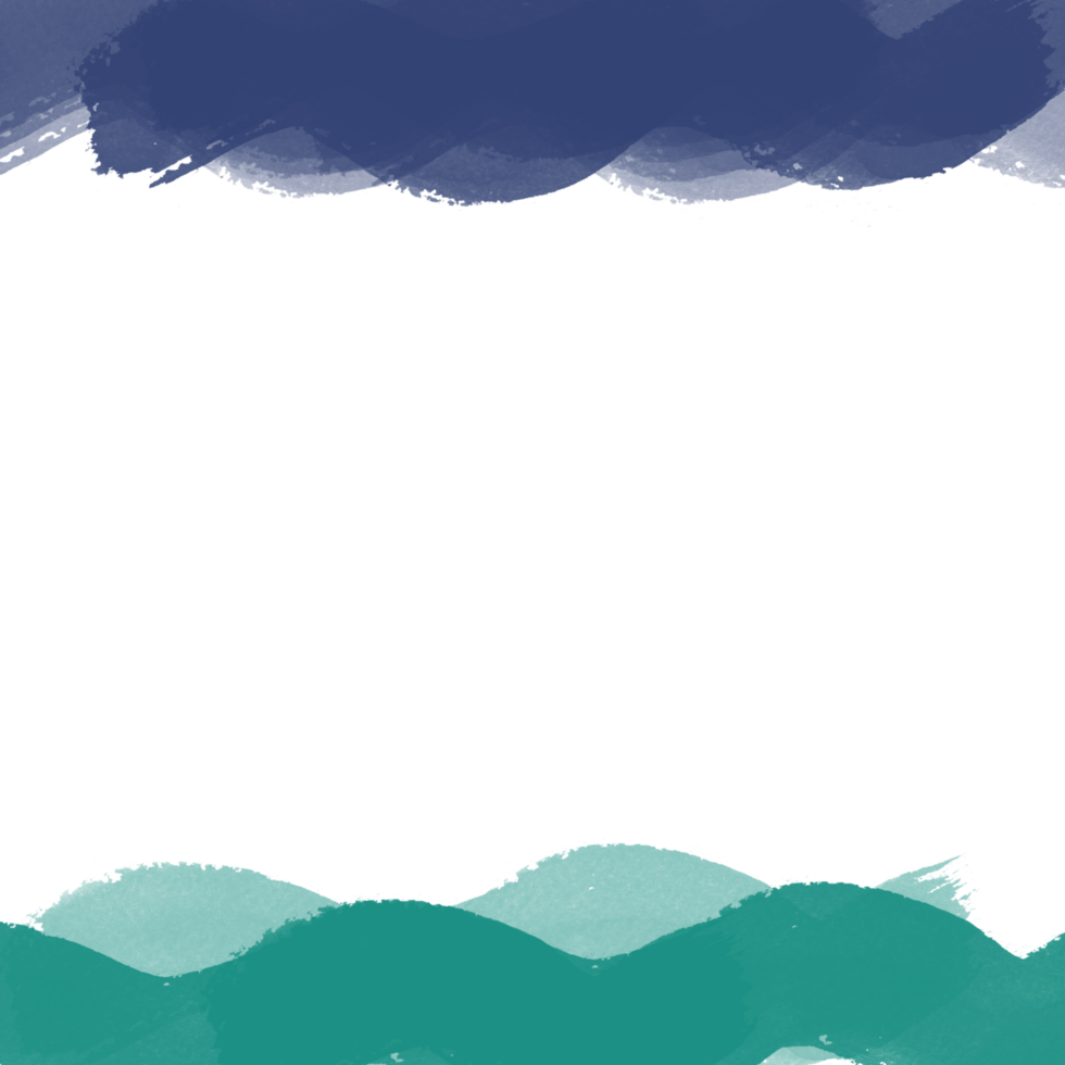 Abstract Tricolor Horizontal Banner Design with Blue White and Teal Colors png