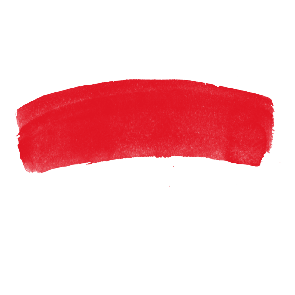 A Simple Red Horizontal Rectangle Shape Graphic Design Element png