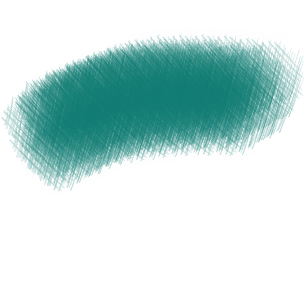 Abstract Teal Green Shape on White Background Simple Minimalist Design Element png
