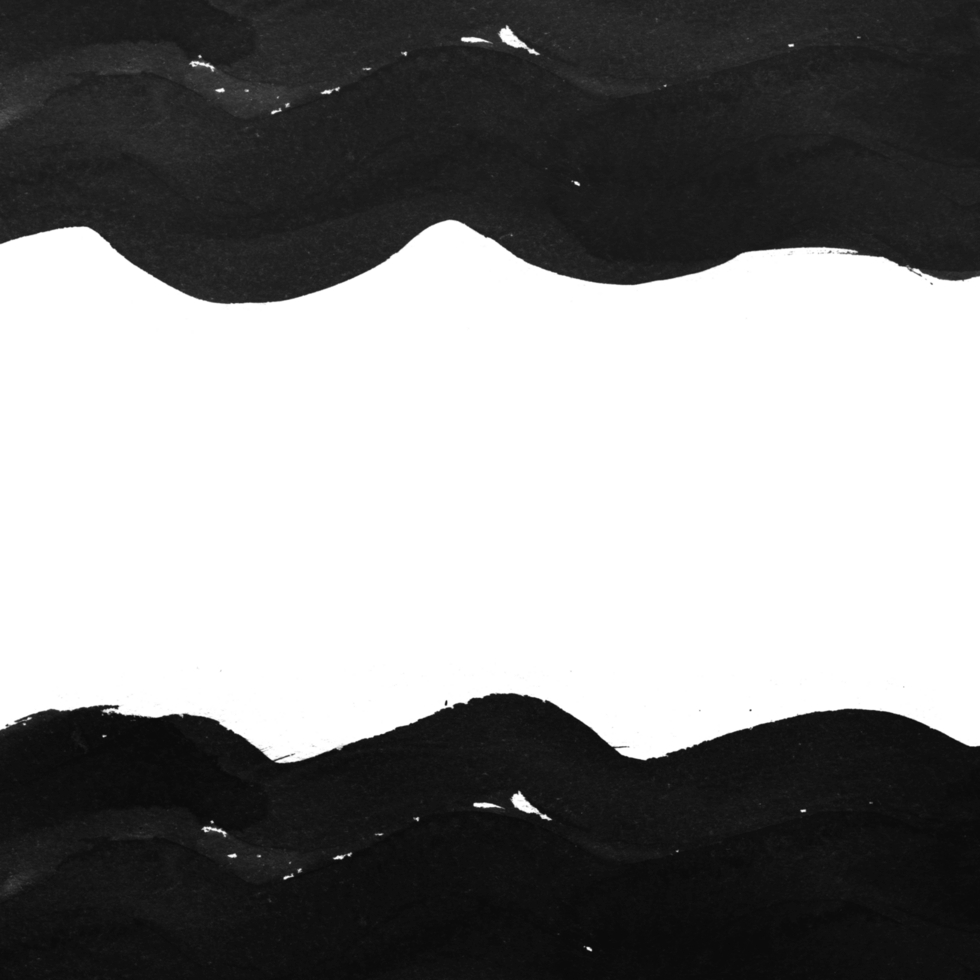 Simple Horizontal Triband Flag Black White Black Design Graphic Image png