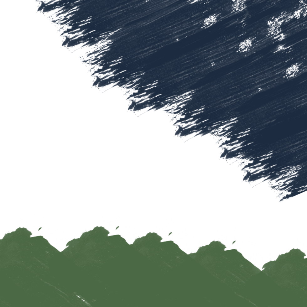 Abstract illustration of a building with a green base and dark blue upper structure png
