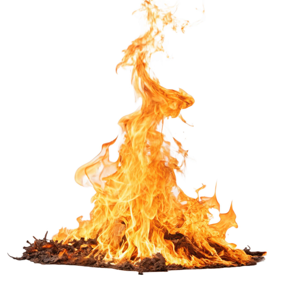Fiery Inferno Blaze Burning Brightly Embers Glowing Hot Flames Dancing in the Night png