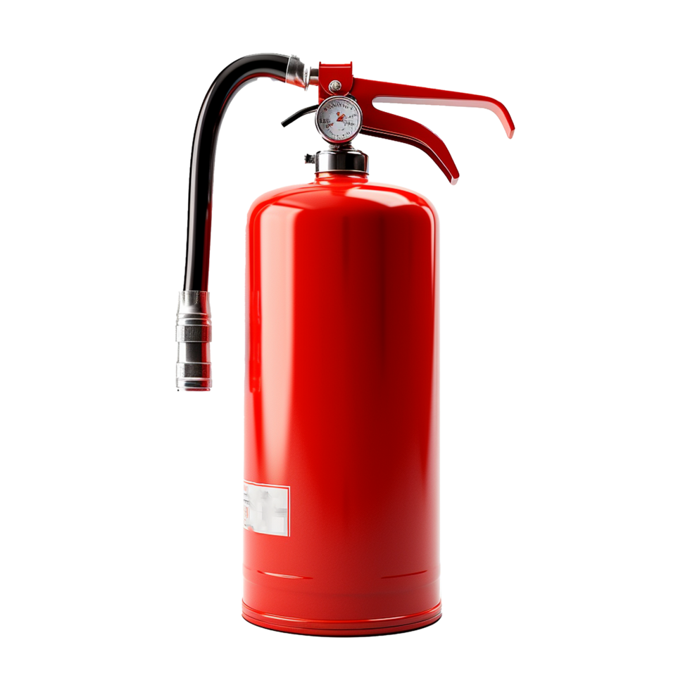 Red Fire Extinguisher Safety Equipment for Emergency Response and Fire Prevention png