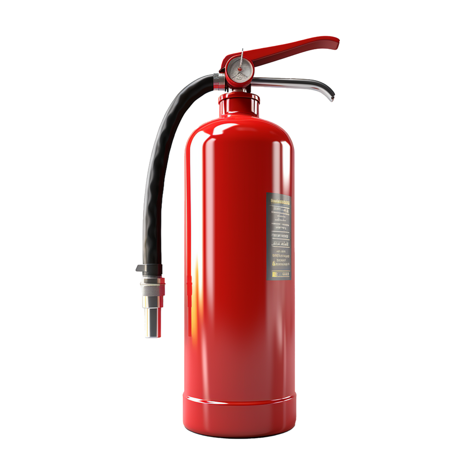 Red Fire Extinguisher Safety Equipment for Fire Prevention Emergency Response png