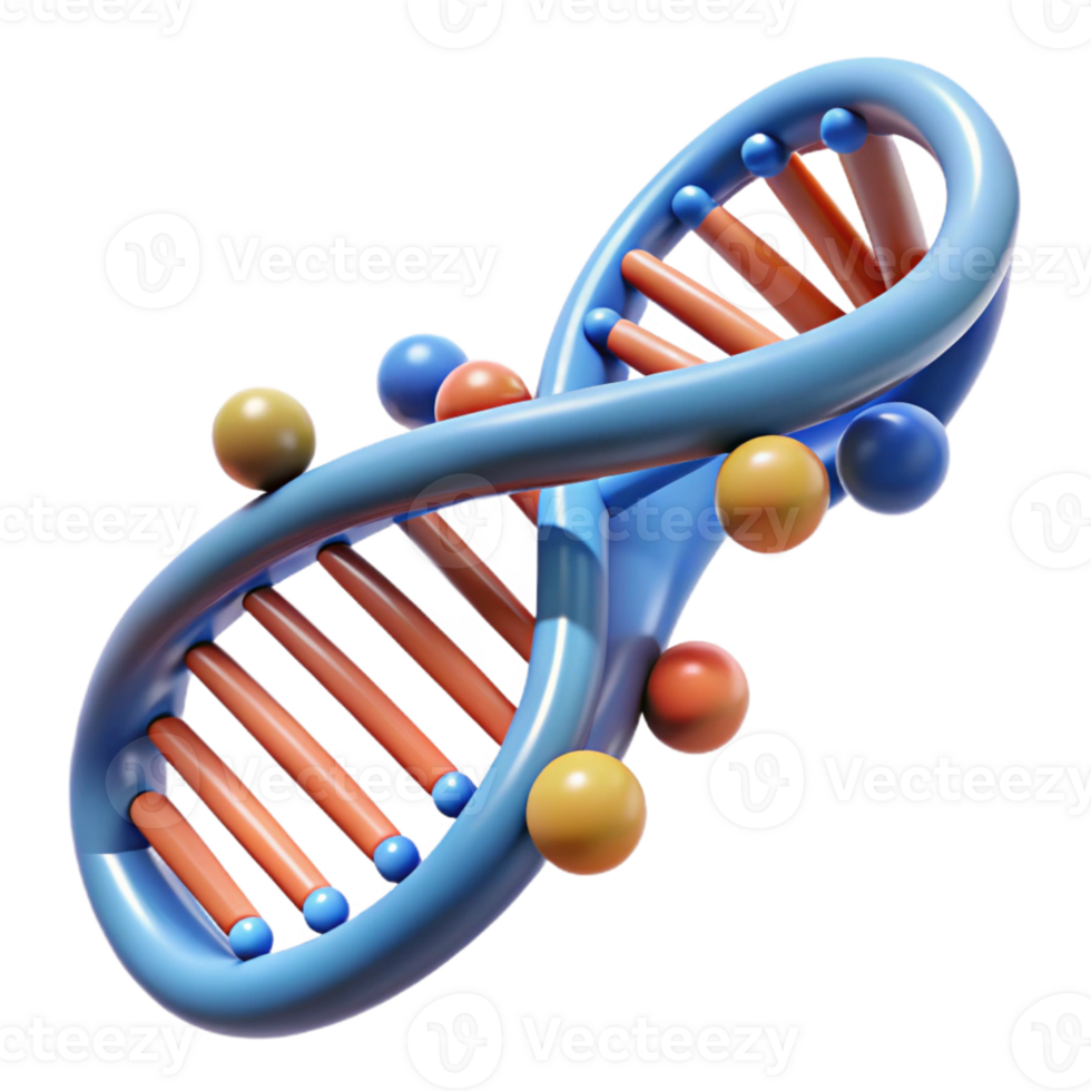 elegant classic A Dna Strand with Integrated Nanotechnolog authentic png