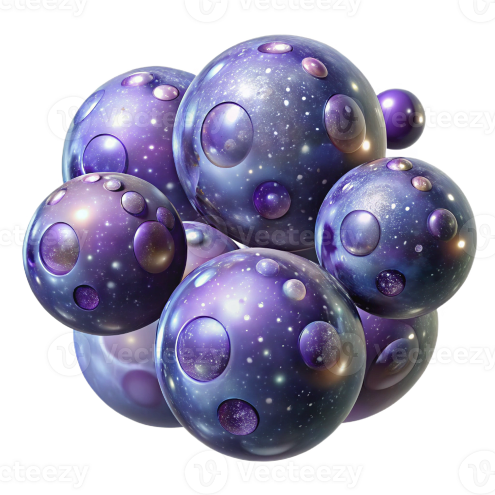 beautiful classic A Field of Floating Translucent Spheres professional png