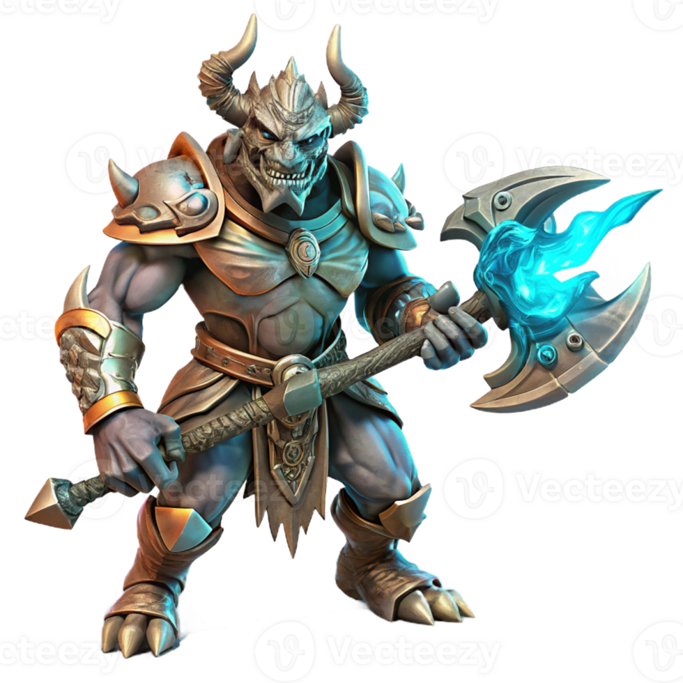 magnificent rustic A Fierce Dragonborn Warrior Wielding a Gl 4K png