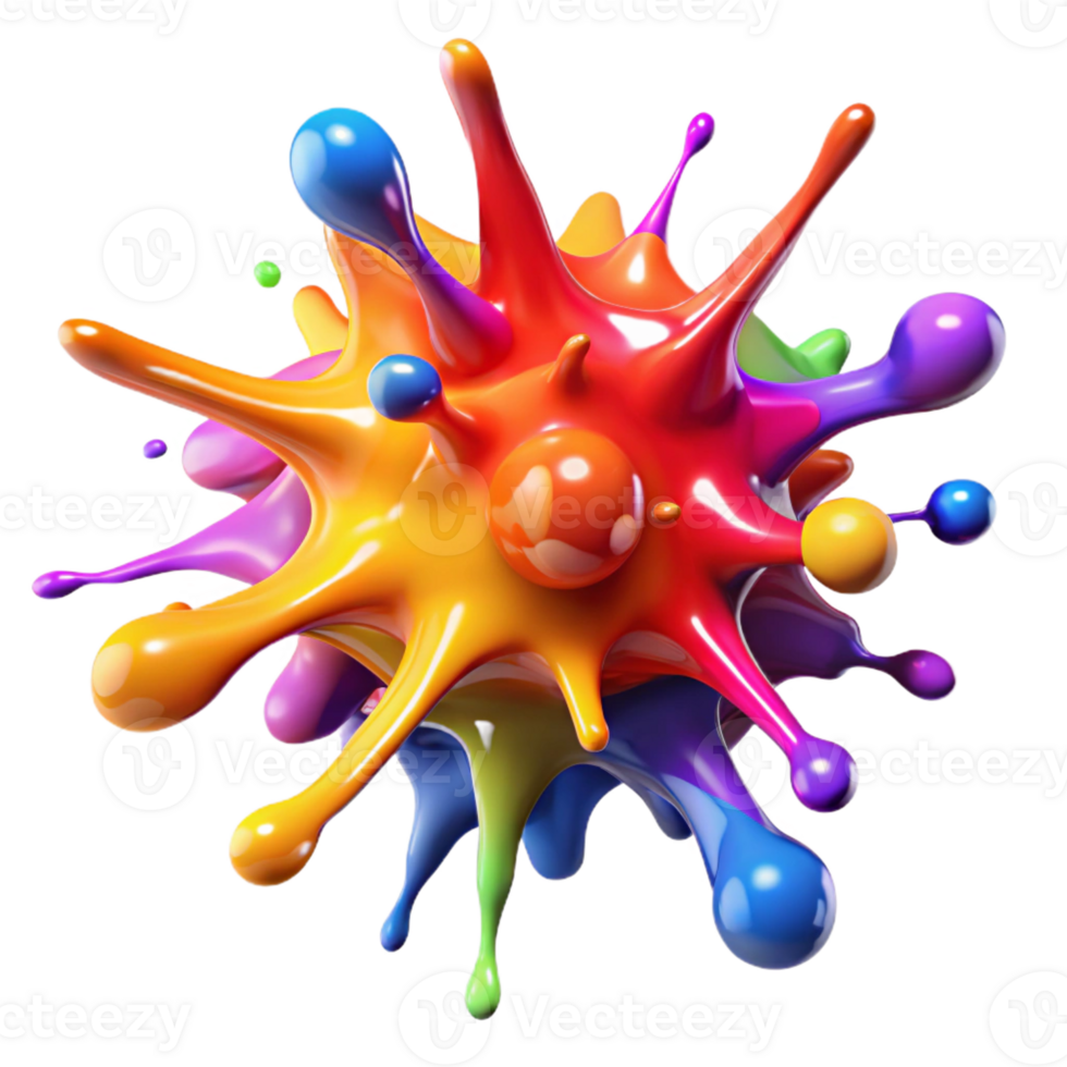 extraordinary rustic A Chaotic Explosion of Paint Splatters V professional png