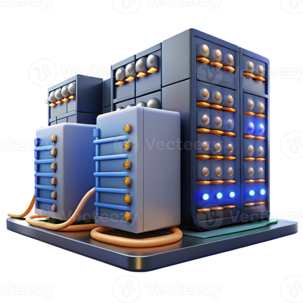magnificent classic Server Room Blinking Indicator Lights detailed png