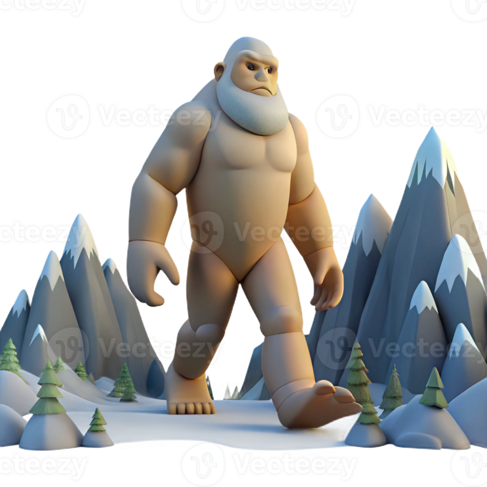beautiful contemporary A Colossal Giant Walking Through a Moun high resolution png