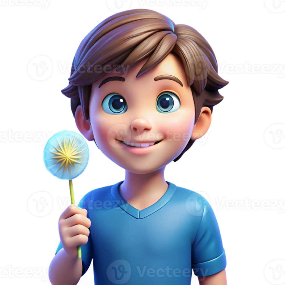 wonderful classic Portrait of a Young Boy with Bright Blue png