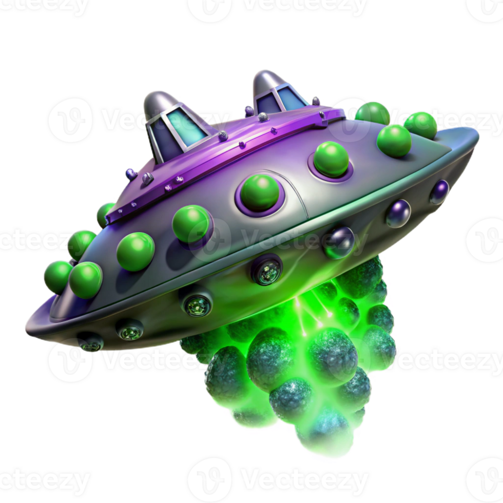 elegant minimalist A Colossal Spaceship Bioluminescent Alg detailed png