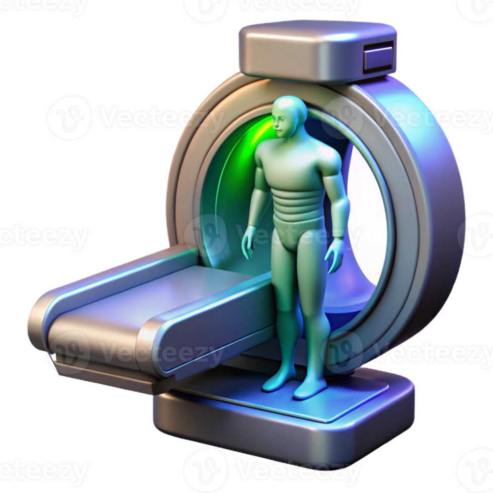elegant creative A Futuristic Medical Scanner Analyzing A professional png