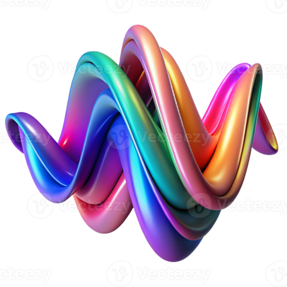 vibrant classic An Abstract Representation of Sound Wave professional png