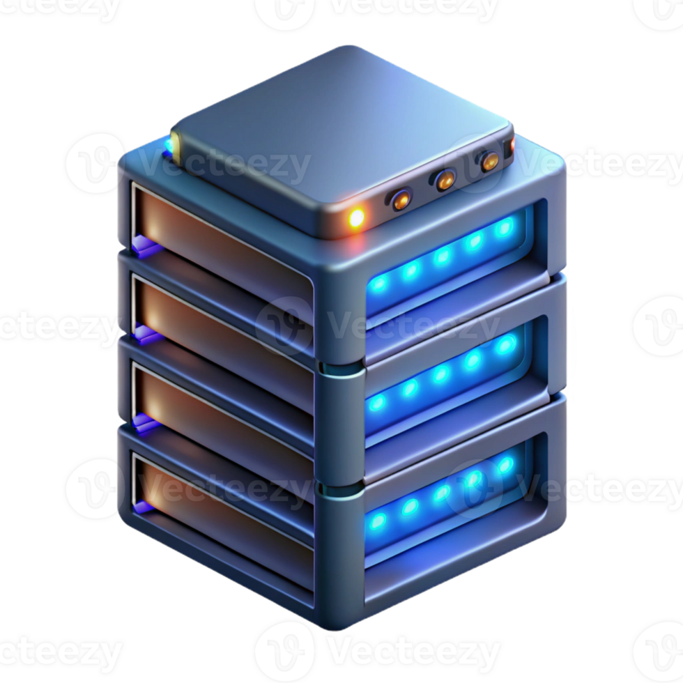 beautiful artistic Server Rack Active Network Equipment high resolution png