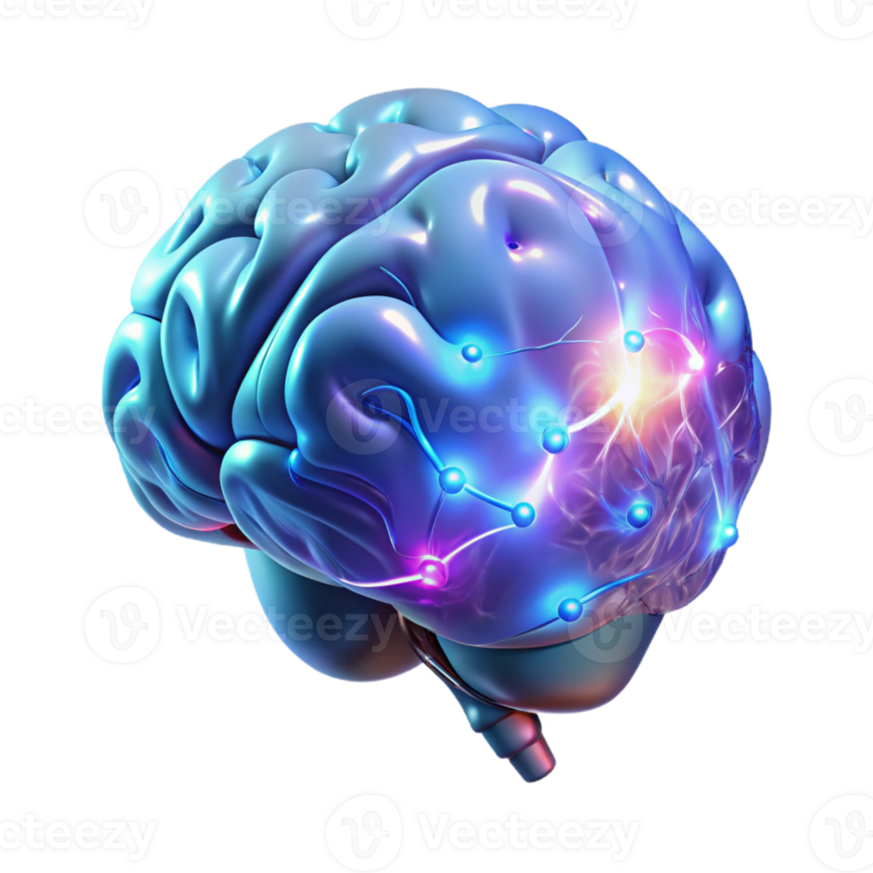 extraordinary classic A Holographic Projection of a Human Brai high quality png