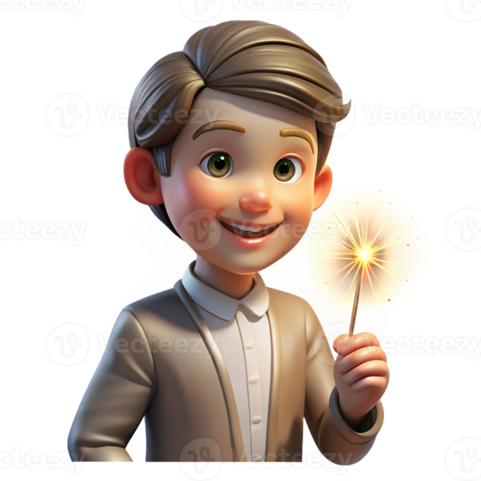 vibrant traditional Portrait of a Young Boy with a Mischiev high resolution png