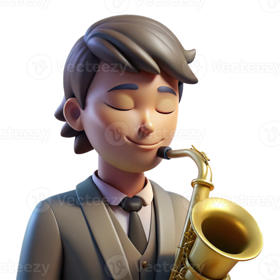 wonderful traditional Portrait of a Melancholic Musician with C exclusive png