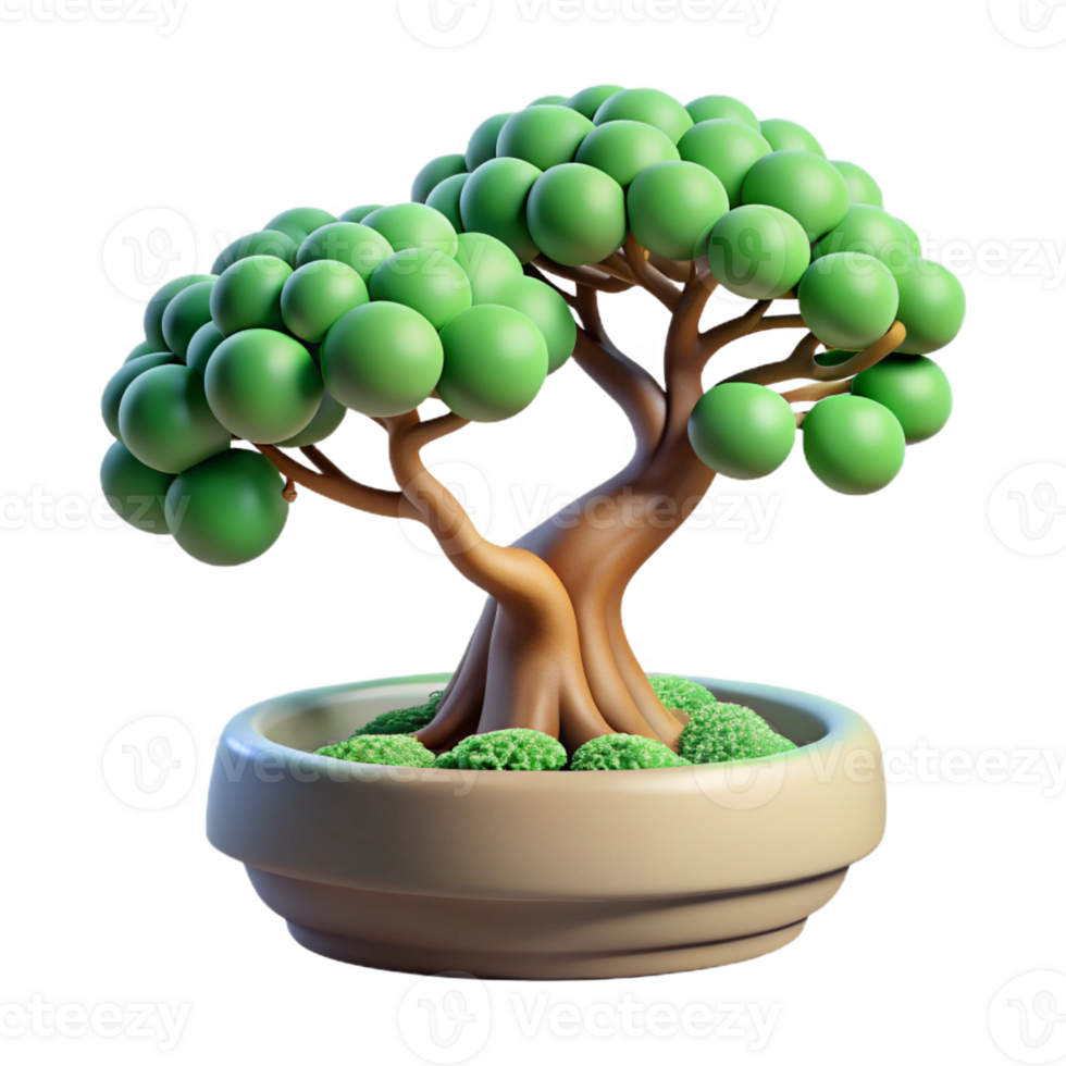 dramatic minimalist Bonsai Tree Intricate Branching original png