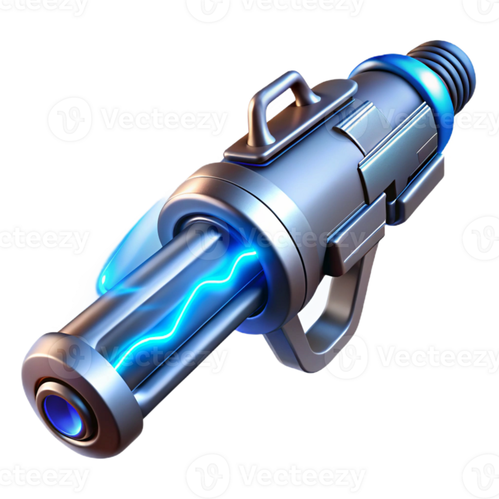 vibrant traditional A Futuristic Weapon Sleek and Metallic W high resolution png