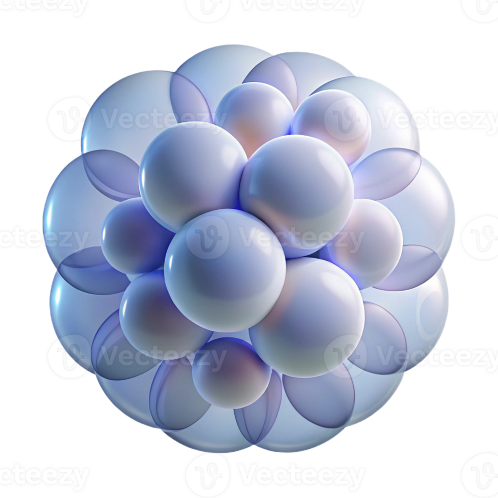 dramatic modern A Field of Overlapping Translucent Circle high resolution png