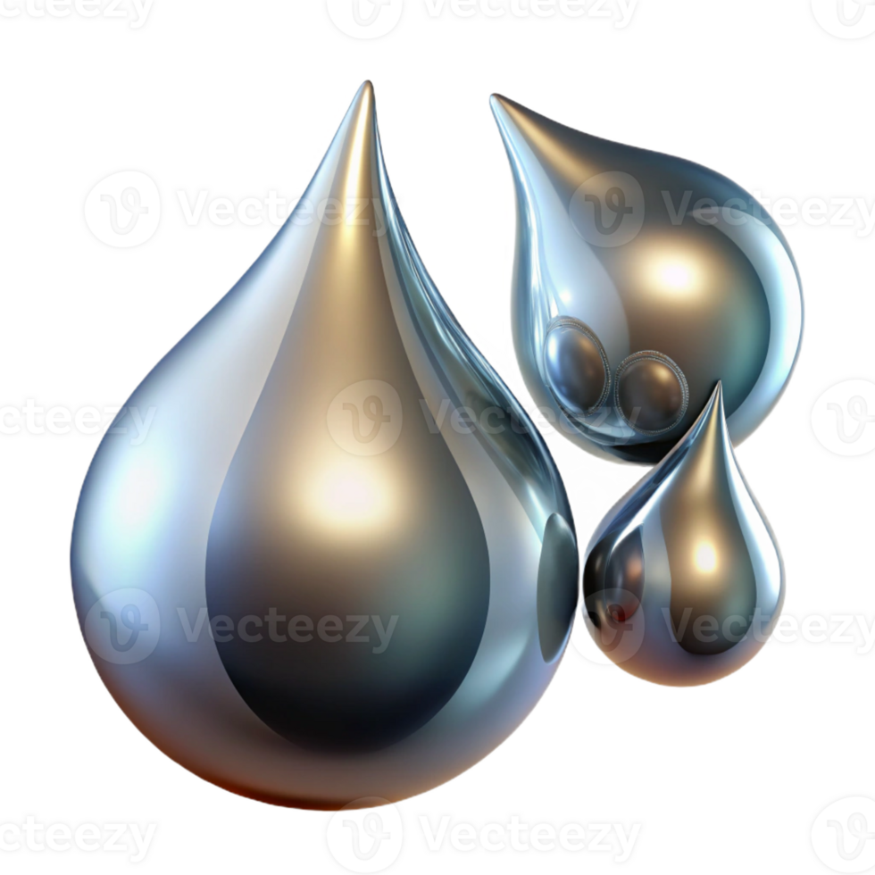 beautiful rustic Liquid Mercury Droplets Morphing and Mergi high quality png