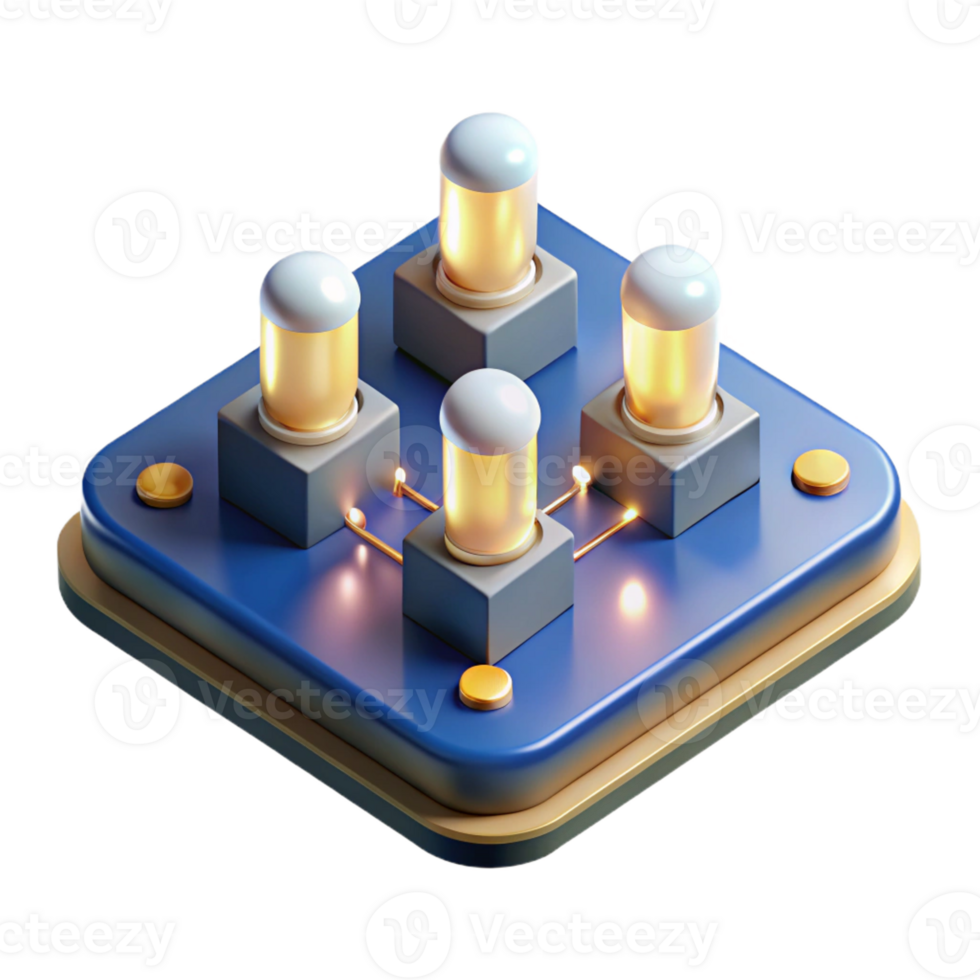 serene classic A Microscopic View of Transistors on a Cir original png