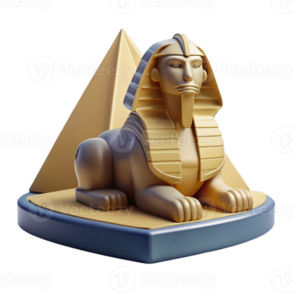beautiful artistic A Mysterious Depiction of the Sphinx Gua png