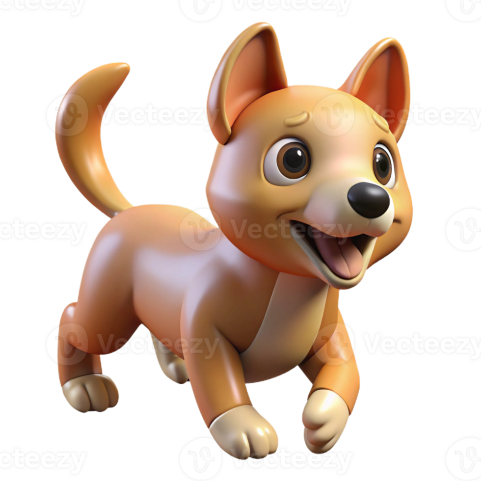 stunning creative A Playful Puppy Chasing Its Tail Green detailed png