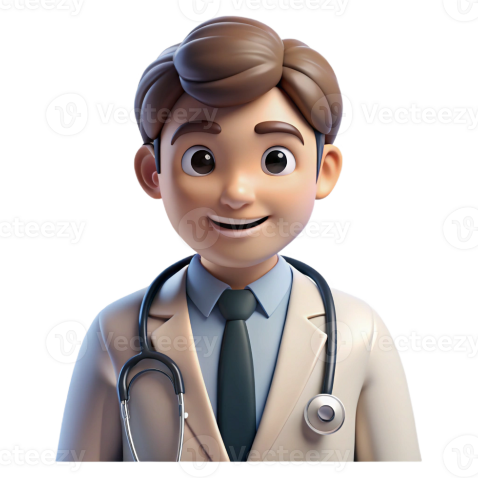 impressive creative Portrait of a Doctor with a Stethoscope L exclusive png