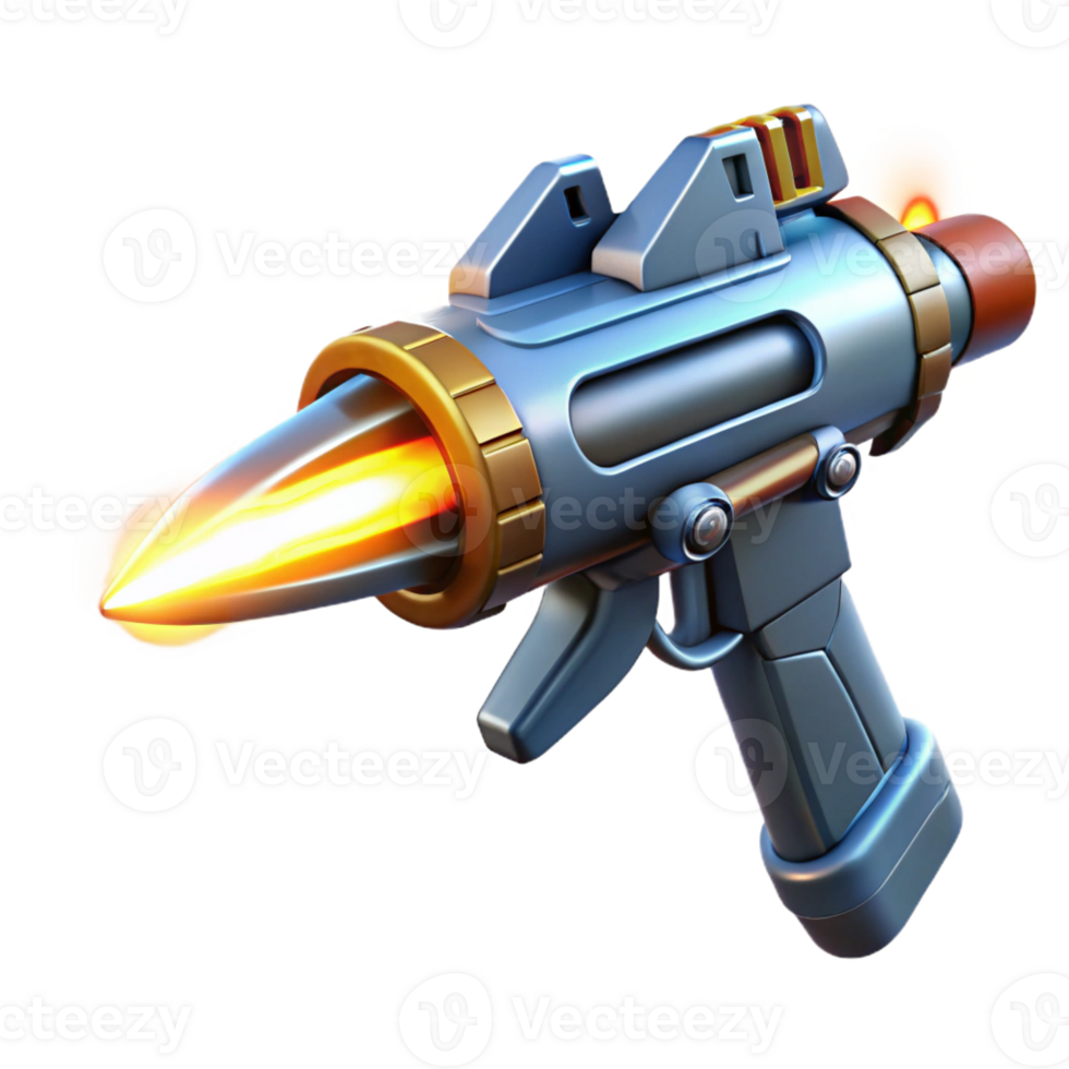vibrant rustic A Futuristic Weapon Firing a Beam of Energ genuine png