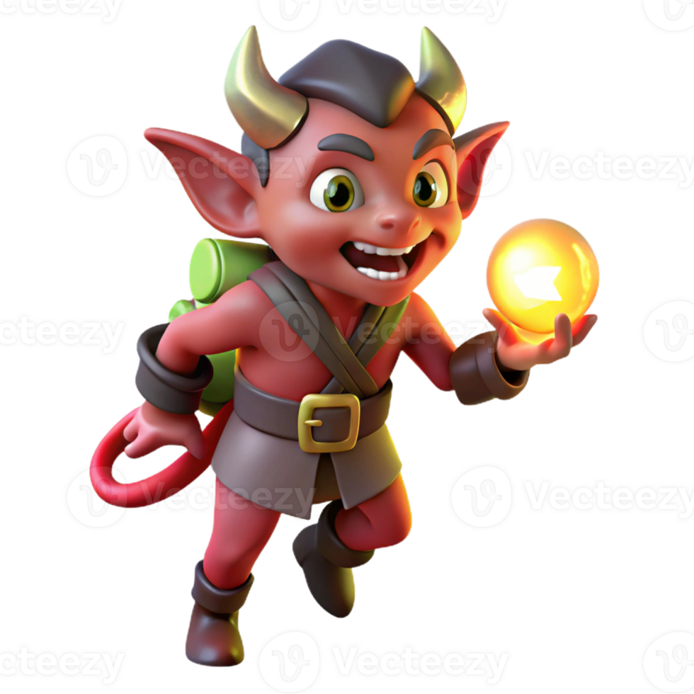 stunning rustic Imp Stealing Magic Orb exclusive png