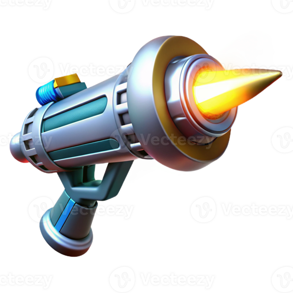 stunning creative A Futuristic Weapon Firing a Beam of Energ authentic png