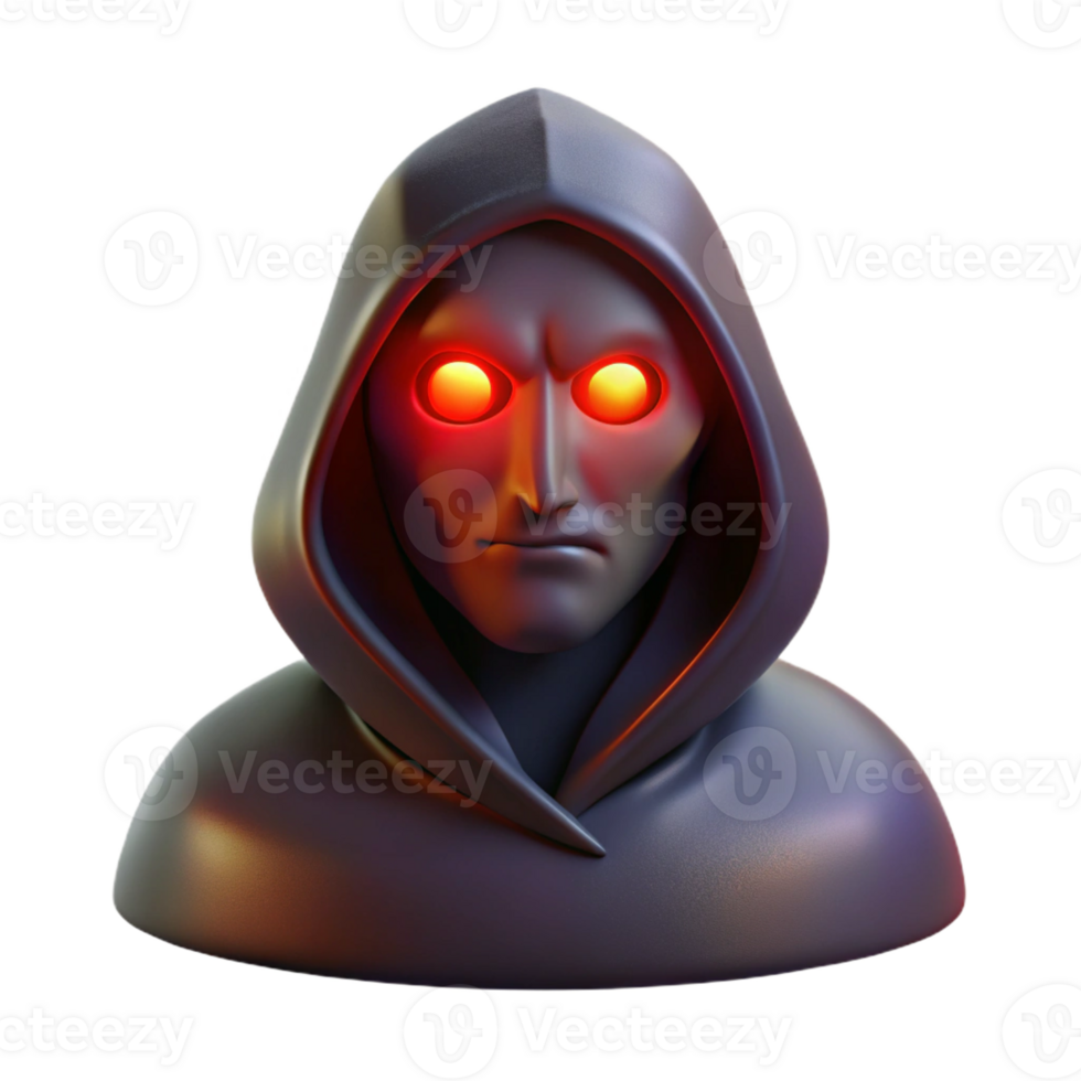 vibrant creative Portrait of a Mysterious Figure Cloaked exclusive png
