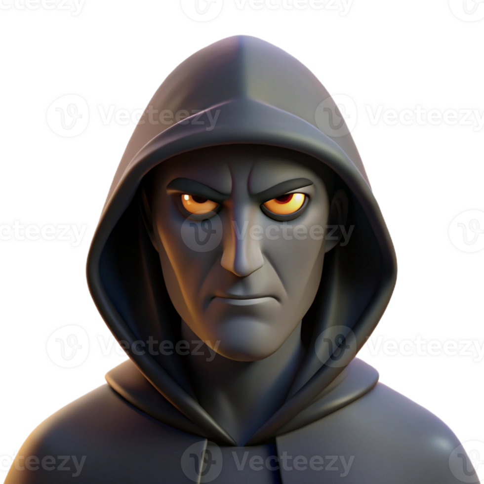 magnificent artistic Portrait of a Mysterious Figure Shrouded png