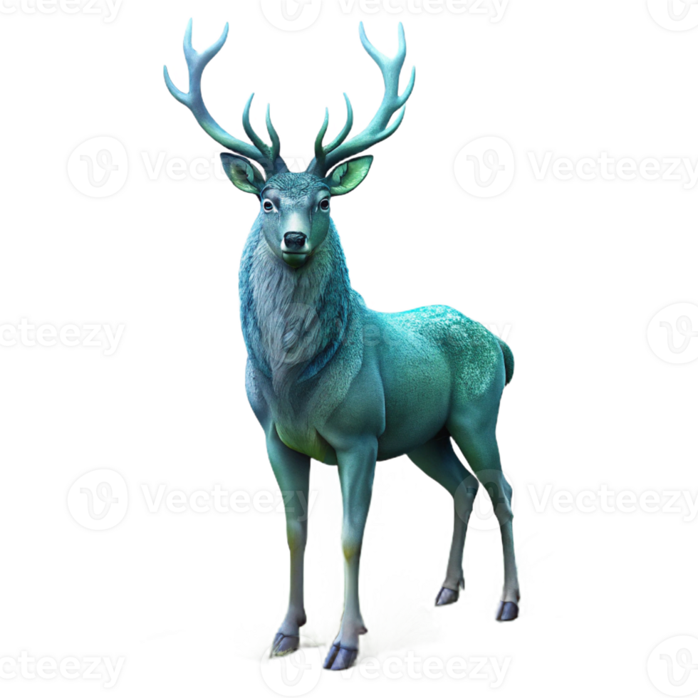 impressive classic A Majestic Stag Standing in a Misty Forest premium png