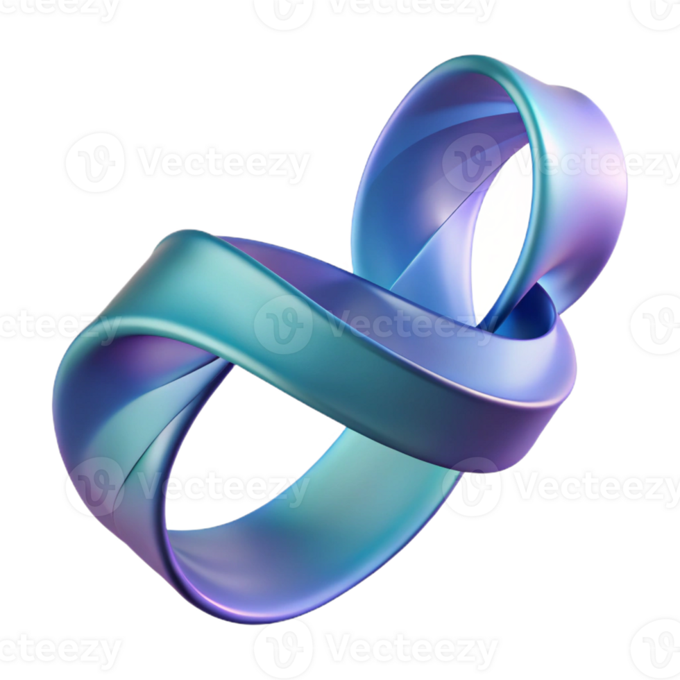 elegant vintage Flowing Translucent Ribbon Twisting and Turning original png